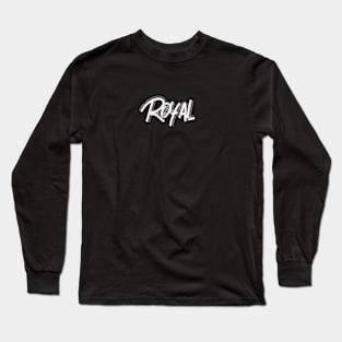 Royal an Authentic Handwritten Series by Toudji Long Sleeve T-Shirt